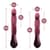 Пульсатор для точки G Blush Temptasia – Trixie Thrusting Dildo – Wine Red, 3 скорости