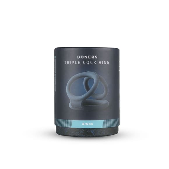 Потрійне ерекційне кільце Boners Triple Ring, діаметр 2,6; 3,3 та 3,8 см
