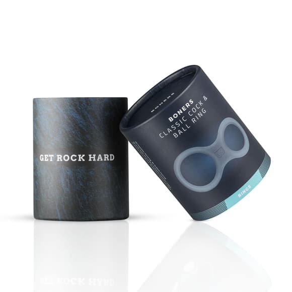 Двойное эрекционное кольцо Boners Classic Cock & Ball Ring, диаметр 3 и 3,8 см