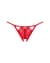 Трусики з доступом Obsessive Ingridia crotchless thong XS/S, червоні