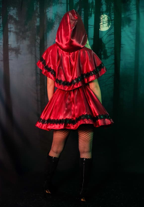 Эротический костюм Красной шапочки Leg Avenue Gothic Red Riding Hood L, платье, накидка