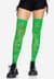 Чулки с рисунком Leg Avenue 420 Net thigh highs Green