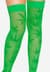 Чулки с рисунком Leg Avenue 420 Net thigh highs Green