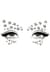 Украшение-звездочки для тела Leg Avenue Celeste face jewels sticker, наклейки, светятся в темноте