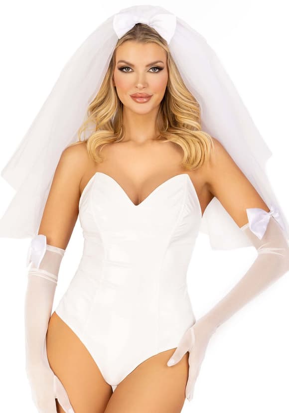 Фата невесты Leg Avenue Tiered bridal veil O/S Whie