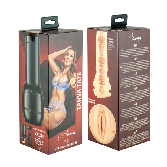 Мастурбатор Kiiroo Feel Tanya Tate PBC, совместимый с PowerBlow и Keon