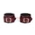 Кожаные поножи Liebe Seele Wine Red Ankle Cuffs, съемная цепочка-крепление