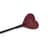 Шлепалка-сердечко Liebe Seele Wine Red Riding Crop with Heart-Shape Tip, натуральная кожа