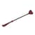 Шлепалка-сердечко Liebe Seele Wine Red Riding Crop with Heart-Shape Tip, натуральная кожа
