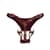 Кожаные трусики для вибратора Liebe Seele Wine Red Forced Orgasm Strop, полностью регулируемые