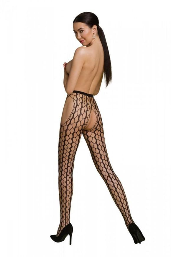 Эротические колготки-бодистокинг Passion ECO S007 black