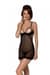 Эротический пеньюар Passion MARINA CHEMISE, L/XL, black