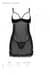 Эротический пеньюар Passion MARINA CHEMISE, S/M, black