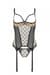 Корсет Passion MARINA CORSET, S/M, beige, с открытыми чашками
