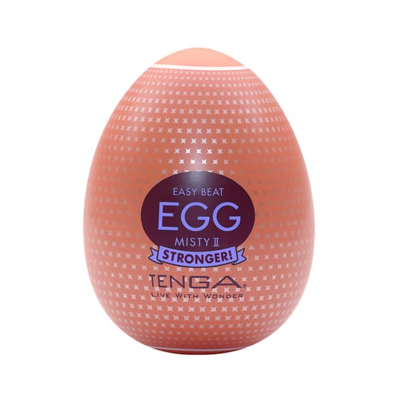 Мастурбатор-яйцо Tenga Egg Misty II, плотный TPE, пробник лубриканта 5 мл