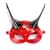 Кожаная маска Art of Sex - Lucifer Red&Black