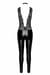 Комбинезон Noir Handmade F298 Libido Deep-V catsuit with collar and pearl chain - XXL
