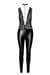 Комбинезон Noir Handmade F298 Libido Deep-V catsuit with collar and pearl chain - XXL