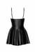 (SALE) Платье Noir Handmade F308 Dreamer wetlook corset mini dress with front zipper - M