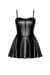 Сукня Noir Handmade F308 Dreamer wetlook corset mini dress with front zipper - XL