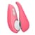 Вакуумний кліторальний стимулятор Womanizer Liberty 2 Vibrant Rose, 8 режимів, магнітна кришечка