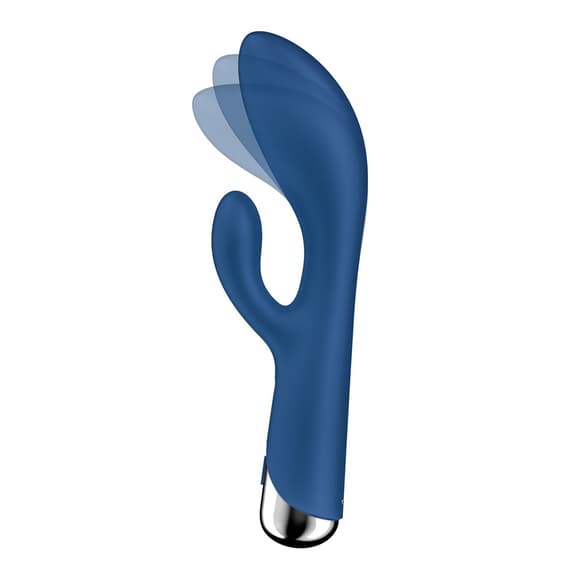 Вибратор-кролик с ротацией Satisfyer Spinning Rabbit 1 Blue, 3 мотора