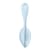 Смарт-віброяйце Satisfyer Smooth Petal Connect App Light Blue