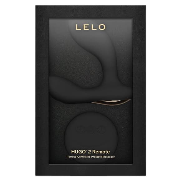 Массажер простаты LELO Hugo 2 Remote Black, 2 мотора, очень мощный, пульт ДУ