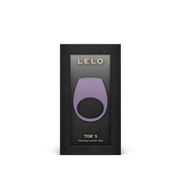 Ерекційне кільце з вібрацією LELO Tor 3 Violet Dusk, керування зі смартфона