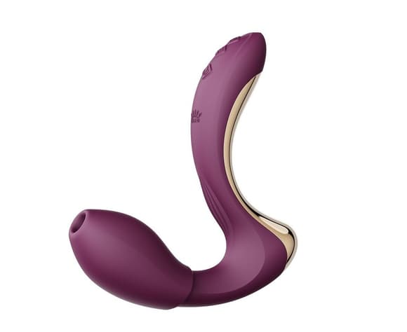 Вібратор-пульсатор з вакуумною насадкою Zalo – Talis G-Spot PulseWave Vibrator Velvet Purple