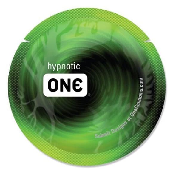 Набір презервативів ONE Glowing Pleasures, 100 шт, світяться в темряві, зі змазкою, паковання-тубус