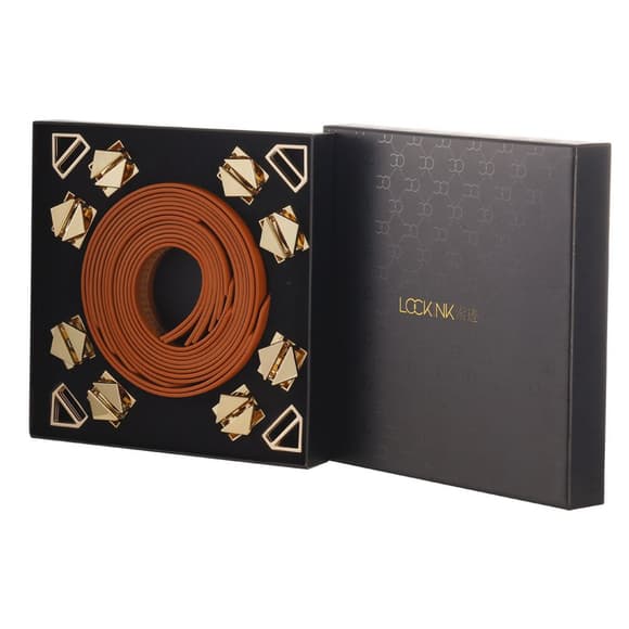 Набір для бондажу LOCKINK 8-Bondage-Straps Restraint Set, коричневий, 8 ременів з натуральної шкіри