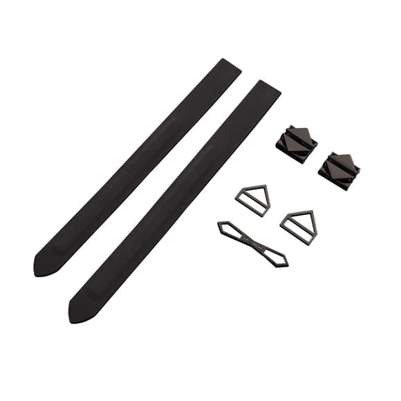 Фиксаторы для рук и ног LOCKINK Wristcuffs/Anklecuffs, черные, натуральная кожа