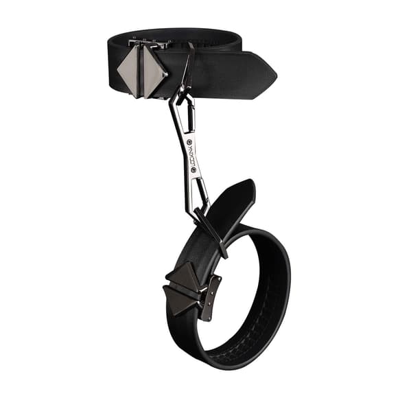 Фиксаторы для рук и ног LOCKINK Wristcuffs/Anklecuffs, черные, натуральная кожа