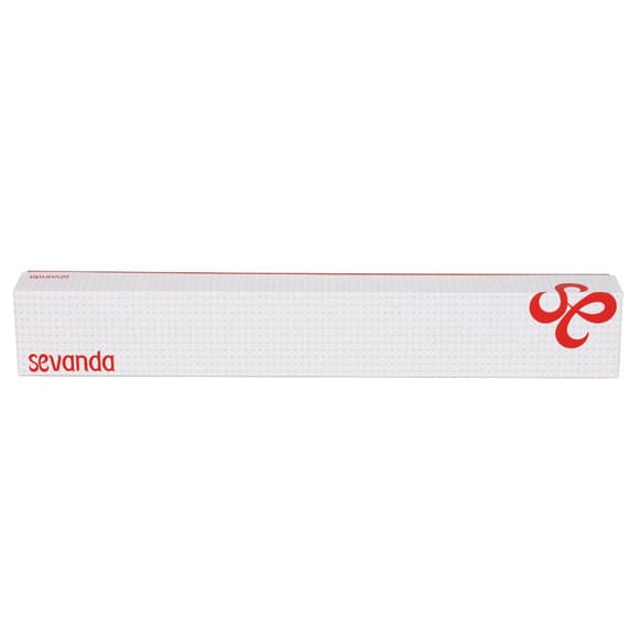 Флогер LOCKINK SEVANDA Red & Black Braided Tail Flogger, червоно-чорний, хвости з вузликами