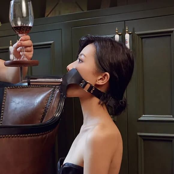 Набор для доминирования LOCKINK SEVANDA Objectification Human Furniture Set, маска и 4 насадки