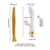 Вібратор-кролик з флогером LOCKINK SEVANDA Whip Vibrating Massage Wand - White & Golden