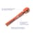 Вібромасажер Fun Factory VIM Vibrating Wand sunrise orange (м'яте паковання!!!)