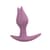 Анальна пробка Fun Factory BOOTIE FEM, рожева, у вигляді бутона, діаметр 2,9 см, тонкий обмежувач
