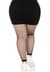 Колготки  без стопи Leg Avenue Industrial Net footless tights, 1X/2X, чорні, в сітку