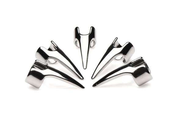 Набор колец с когтями Master Series Five-Piece Sensation Claw Rings - Silver