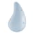 Вібратор для зовнішньої стимуляції Satisfyer Dew Drop Blue, 2 мотори, 12 режимів, м’який корпус