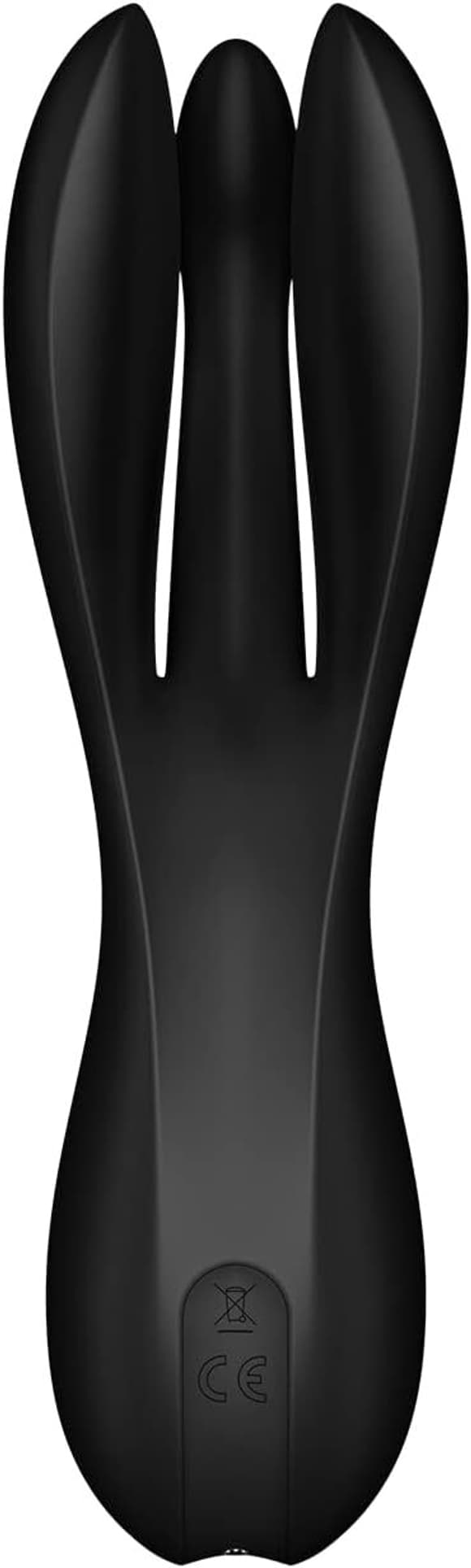 Кліторальний вібратор Satisfyer Threesome 2 Black, 3 гнучкі пальчики, 3 мотори