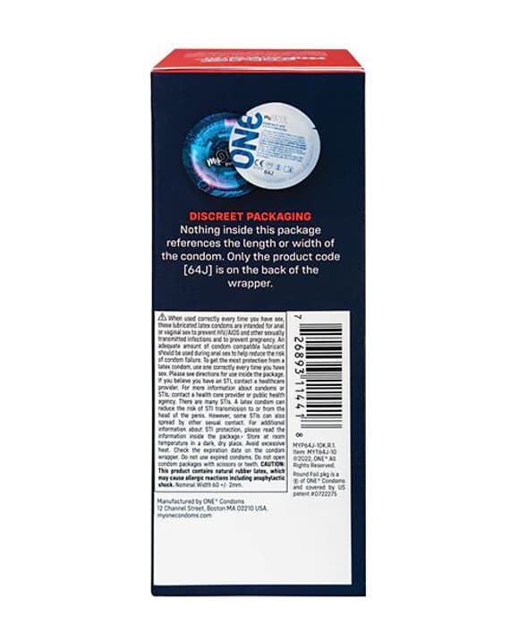 Презервативи MyONE Super Wide 10 шт, картонна коробка