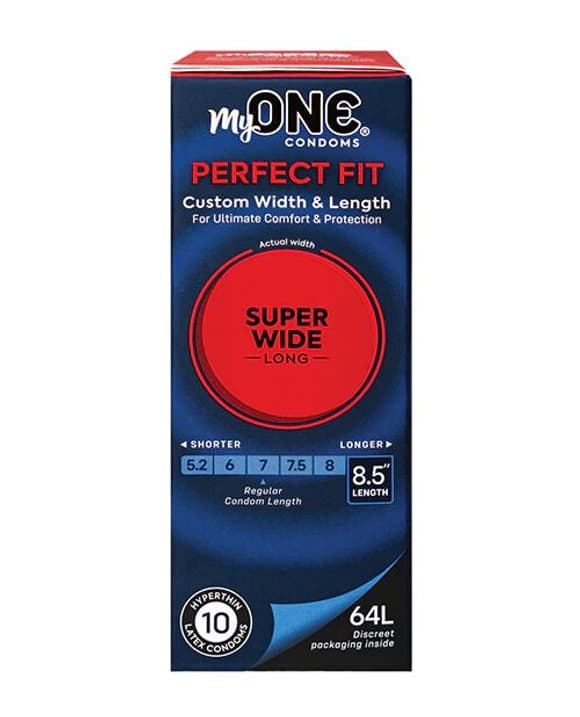 Презервативы MyONE Super Wide & Long 10 шт, картонная коробка