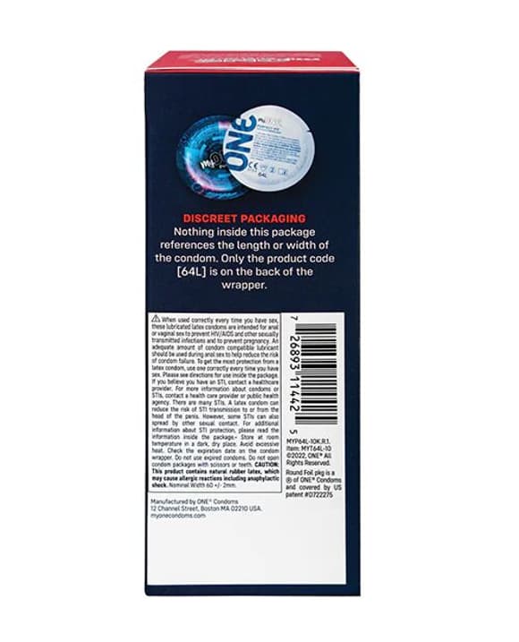Презервативы MyONE Super Wide & Long 10 шт, картонная коробка