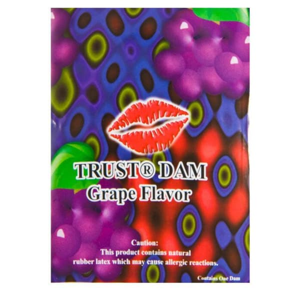 Латексная салфетка Latex Dental Dams Grape 1 шт