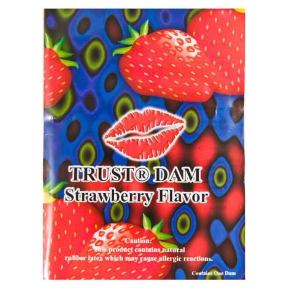Латексная салфетка Latex Dental Dams Strawberry 1 шт