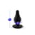 Анальна пробка SilexD Model 2, size M, чорна, двошарова, з ефектом пам’яті, діаметр 4 см