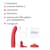 Смарт-міні секс-машина Lovense Mission 2 Vibrating suction cup dildo, 6500 вібрацій/хв, Touch Sense